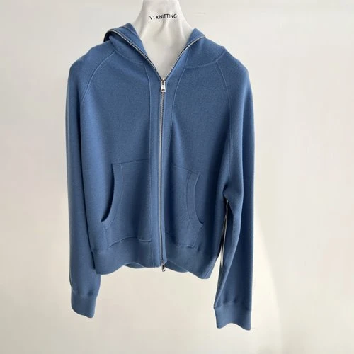 Navy Wool Cardigan Women's