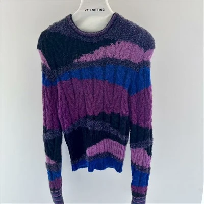 Top da donna di lana di lana di design eticamente