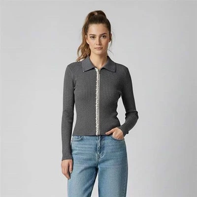 Cardigan in cashmere merino