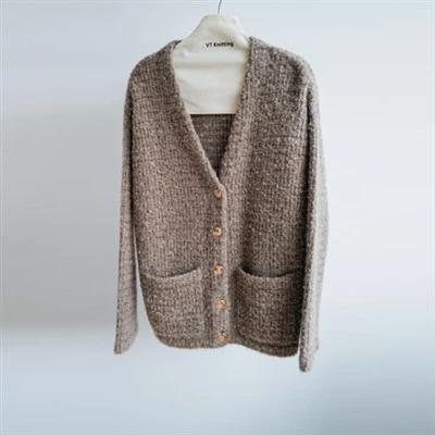 Maglione oversize con scollo a V