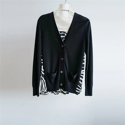 Maglione spesso con scollo a V