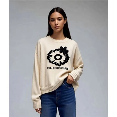 Pullover senza cuciture per intero