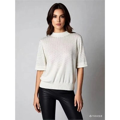 Maglieria basic in cotone da donna