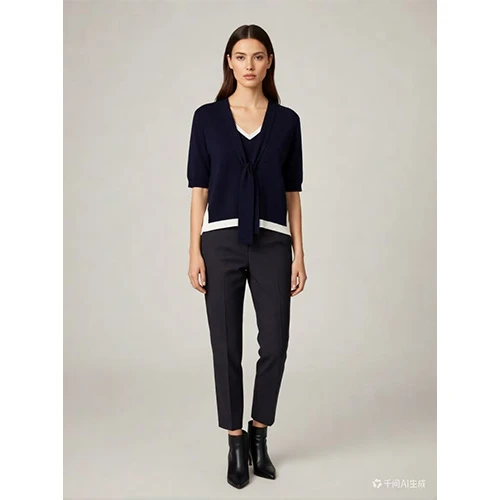 Maglione lavorato a maglia basic da donna